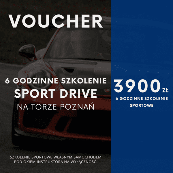 Voucher na sześć godzin jazd Sport Drive